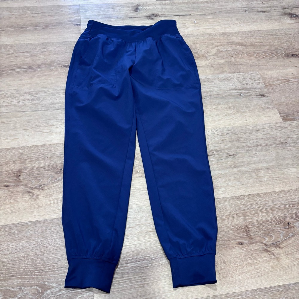 DSG Womens Performance Joggers Navy Blue Elastic Waist Athletic Pants Size Small